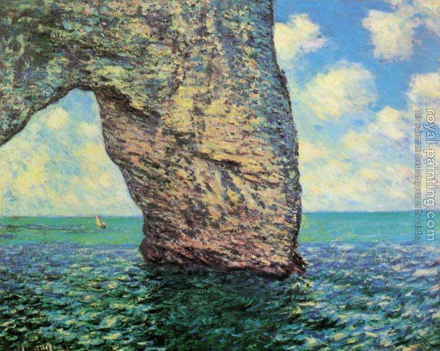 Claude Oscar Monet : The Manneport at High Tide